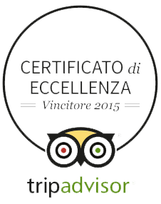 Certificato di Eccellenza 2015 di TripAdvisor