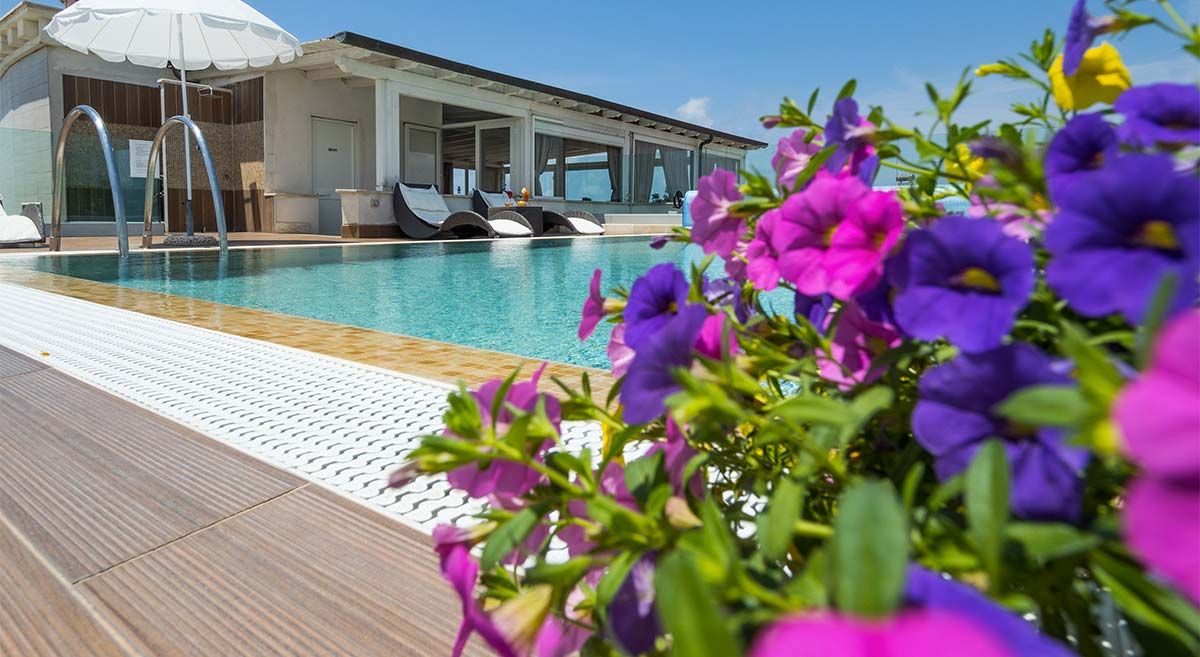 La terrazza in fiore